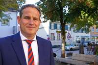 Rundgang mit Bürgermeisterkandidat Dirk Harscher Rundgang mit Bürgermeisterkandidat Dirk Harscher