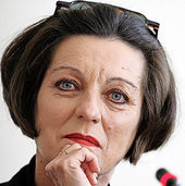 Eine Literaturnobelpreisträgerin beim Literaturgespräch Eine Literaturnobelpreisträgerin beim Literaturgespräch