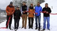 Im Schnee geht’s auf die erste Runde Im Schnee geht’s auf die erste Runde