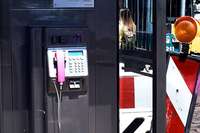 Weg mit der Telefonzelle an der Kaiser-Joseph-Straße Weg mit der Telefonzelle an der Kaiser-Joseph-Straße