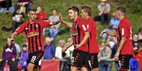 SC Freiburg siegt im Testspiel gegen den FC Aarau mit 4:2 SC Freiburg siegt im Testspiel gegen den FC Aarau mit 4:2