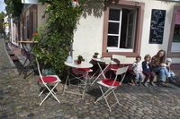 Das Caffè da Gianni in der Freiburger Altstadt ist ein guter Platz für eine kleine Pause Das Caffè da Gianni in der Freiburger Altstadt ist ein guter Platz für eine kleine Pause