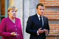 Merkel und Macron zeigen sich einig Merkel und Macron zeigen sich einig