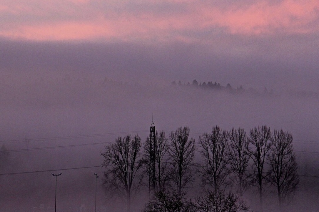 Ein Meer aus Nebel über Bad Säckingen Bad Säckingen Badische Zeitung