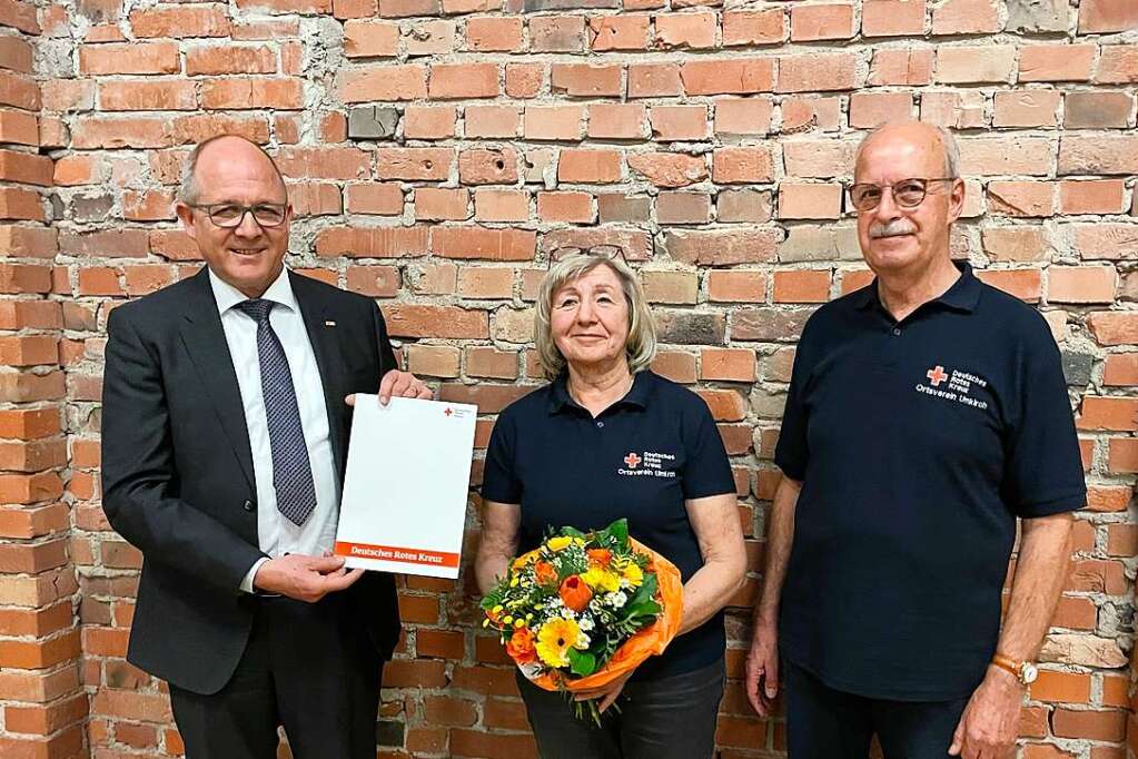 Ende Einer Ra Beim Umkircher Drk Roswitha Heitzler Als Vorsitzende