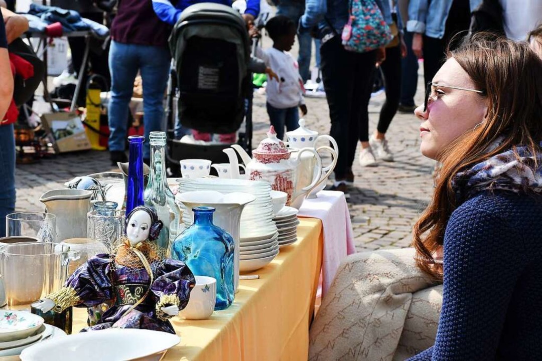 Wie war der Flohmarkt in Lörrach nach zwei Jahren Corona Pause