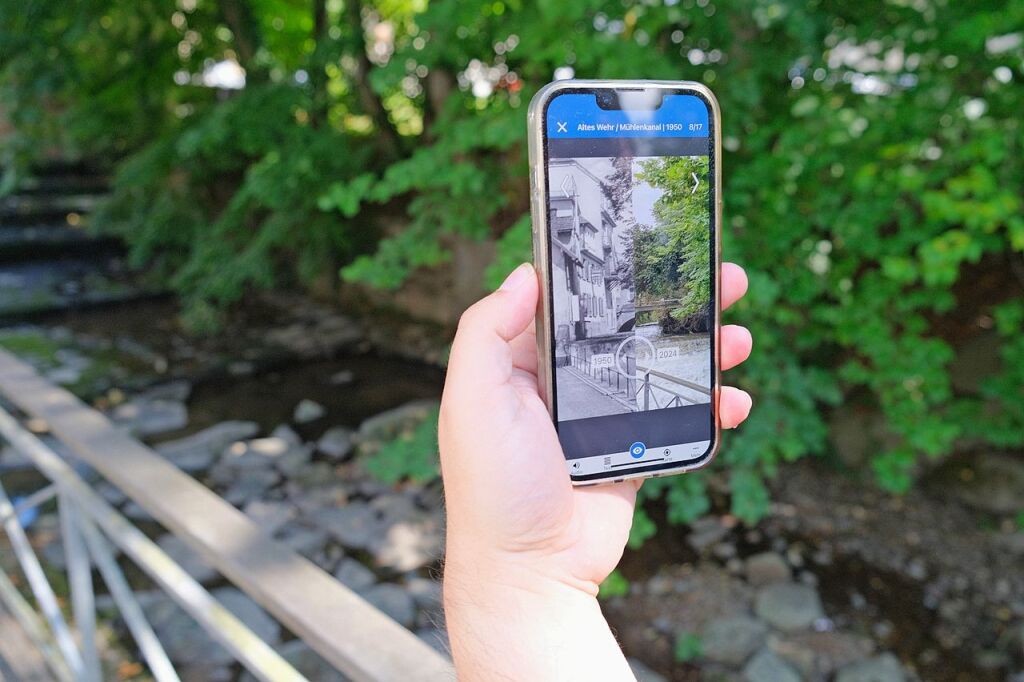 Mit dem Handy zu historischen Stätten Müllheim baut Angebot an