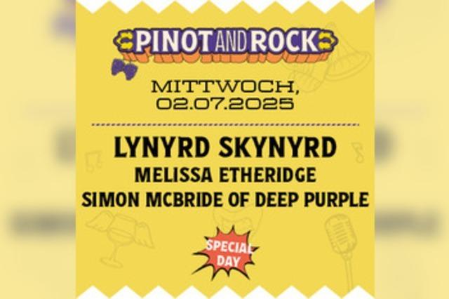Lynyrd Skynyrd + Melissa Etheridge bei Pinot and Rock 2025