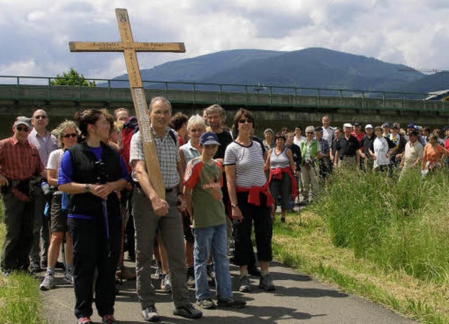 132 Pilger waren unterwegs von Kirchhofen nach St. Peter.   | Foto: Schmidt