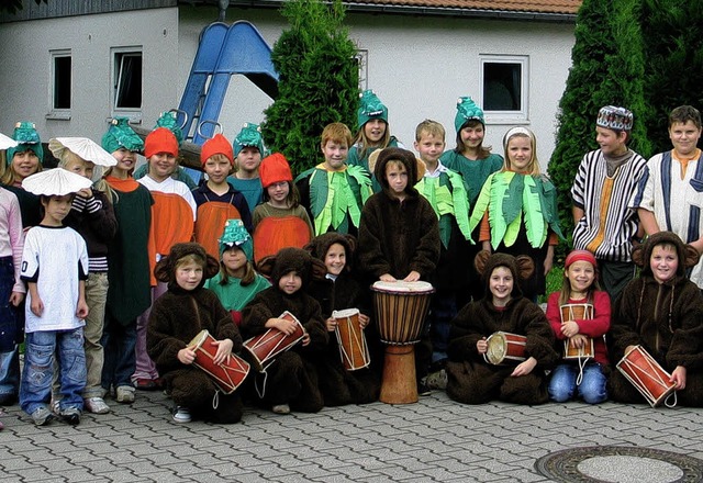 TRommelprojekt Grundschule Niedereggenen  | Foto: Jutta Schtz