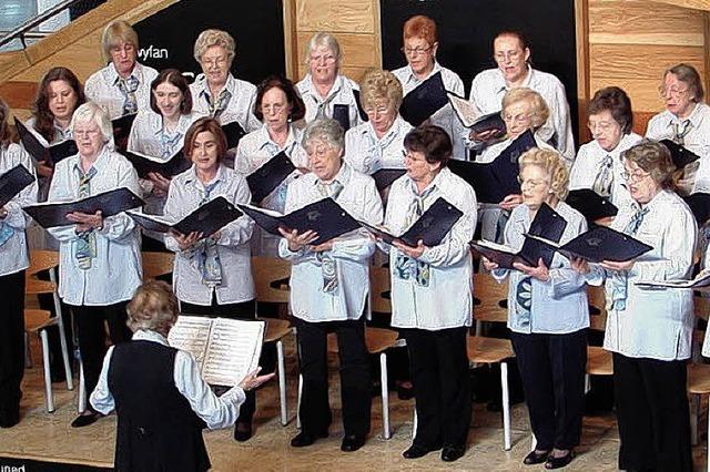 Singende Ladys aus Barry zu Besuch