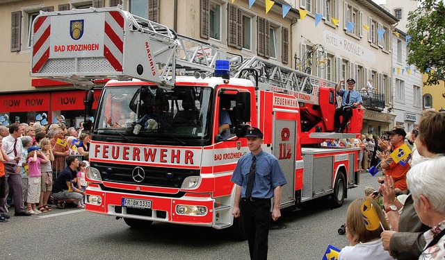 Wird am heutigen Samstag, 17 Uhr, kum...tumzug zur 1200-Jahr-Feier der Stadt.   | Foto: Markus Donner