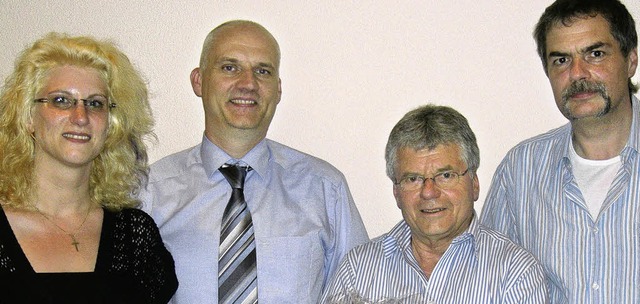 Neuer Vorstand (von  links):  Vorsitze...de Vorsitzende Michael Zitzlaff <?ZE?>  | Foto: Anja Schaub