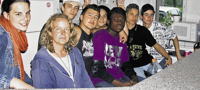 Jugendliche vor allem mit Migrationshi...d Nte ihrer Besucher ziemlich gut.     | Foto: Beathalter