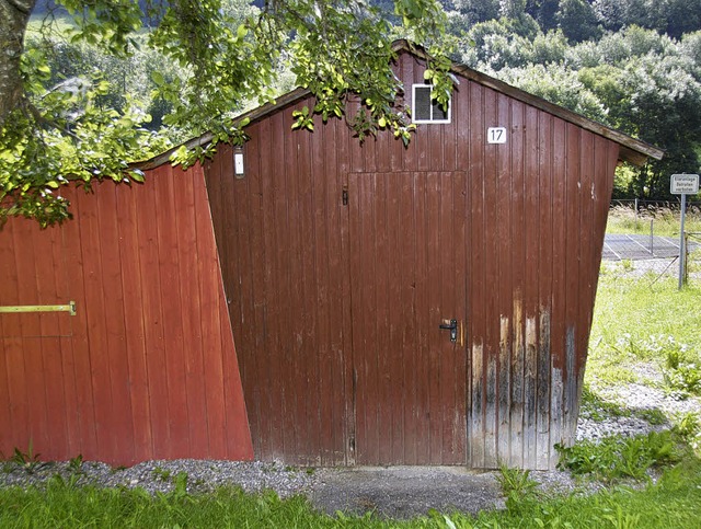 Der &#8222;Hasenstall&#8220; als Betri...ftiges&#8220; Gebude ersetzt werden.   | Foto: Dietmar Noeske