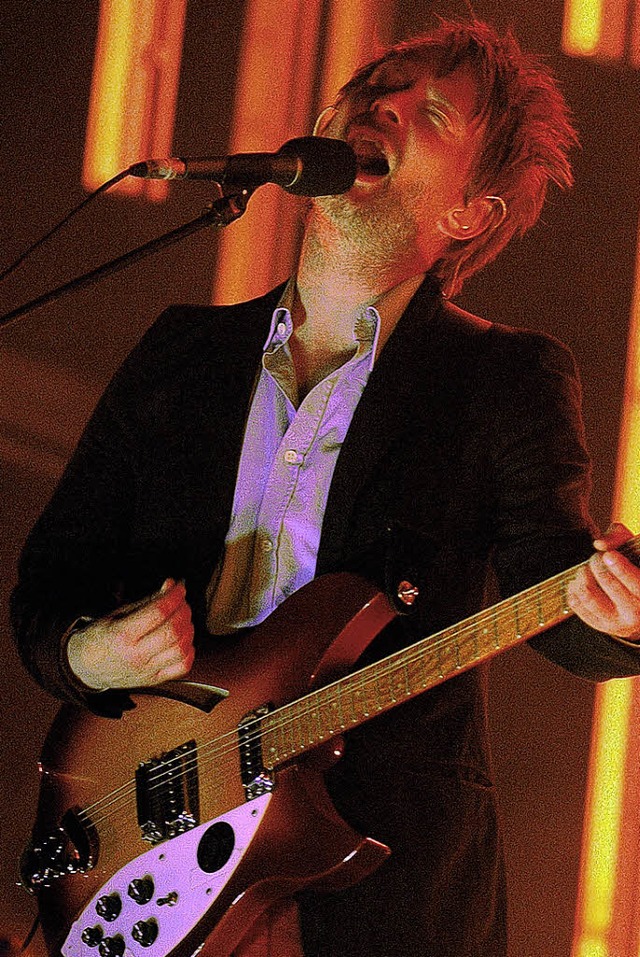 Mit Gefhl: Radiohead-Snger Thom Yorke  | Foto: rother