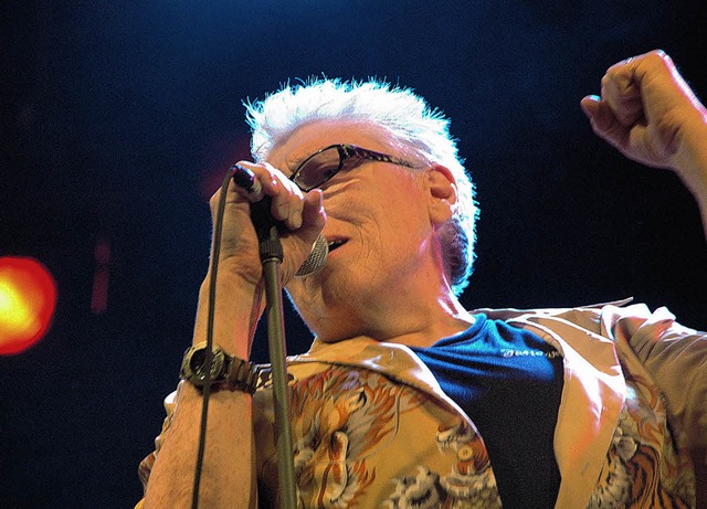 Superstars<ppp></ppp>:   Chris Farlowe...ngen  Nacht  im Zeichen  des Blues.     | Foto: Regine  Ounas-Kruse