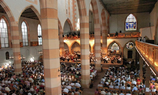 Festivalstimmung: Konzert in der Colmarer St-Matthieu-Kirche  | Foto: pro