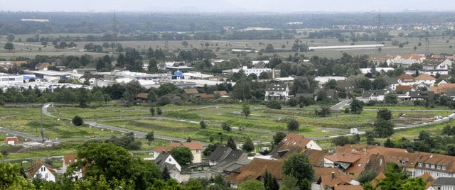 Nahezu unbebaut ist das Neubaugebiet &...oll mglichst bald realisiert werden.   | Foto: Zimmermann-drkop