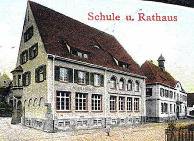 Vor 100 Jahren wurde das heutige Rathaus gebaut. 