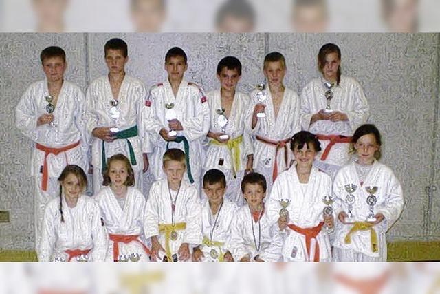 Medaillenregen fr den Hausener Judokanachwuchs