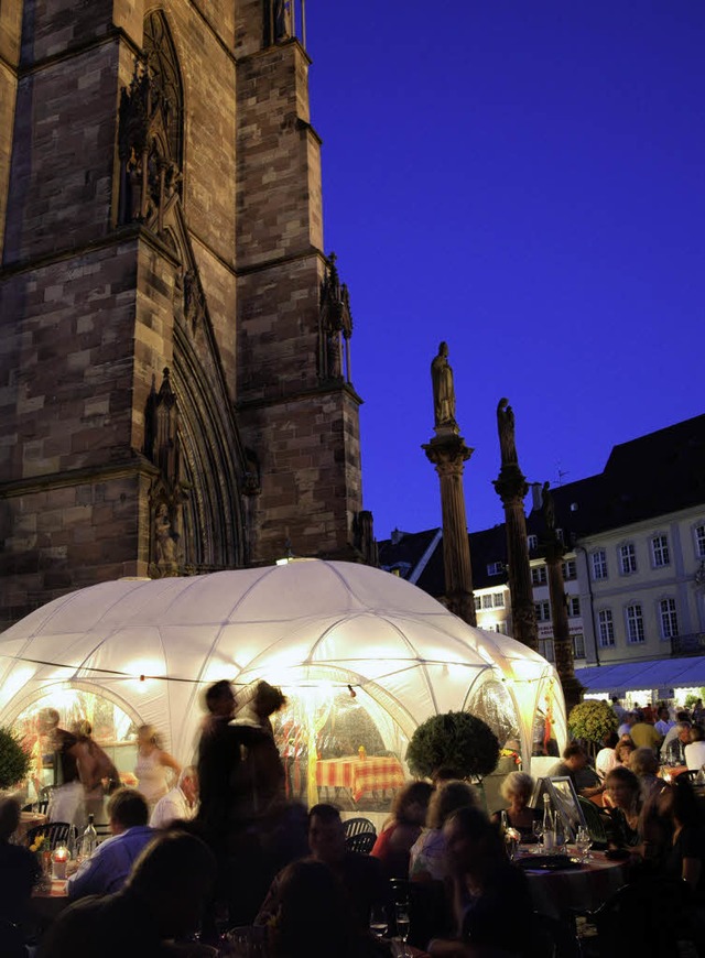 Einmalige Atmosphre: Weinfest ums Freiburger Mnster   | Foto: promo