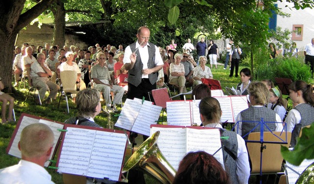 Das traditionelle Serenadenkonzert des... fr Musik an einem lauen Sommerabend.  | Foto: Anne Freyer