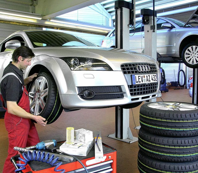 Saisonal richtige Reifen bringen Sicherheit.   | Foto: audi/gp