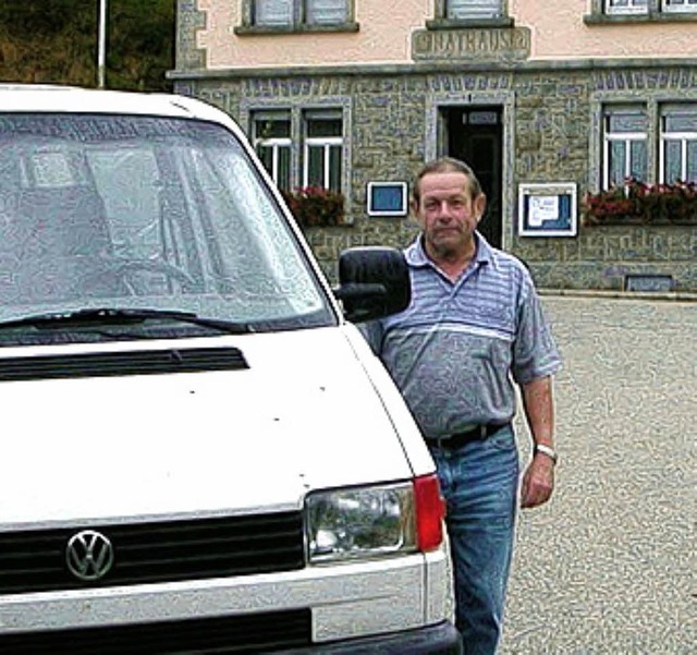 Klaus Kninger (im Bild) hat sich mit ...k als Fahrer  zur Verfgung gestellt.   | Foto: Kanmacher