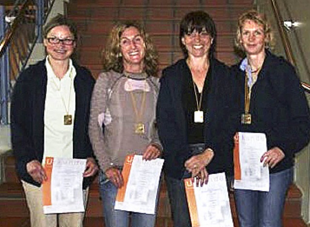 Erfolgreiche Luferinnen (von links): ... Schaffrik und Renate Hringer. <?ZE?>  | Foto: Verein