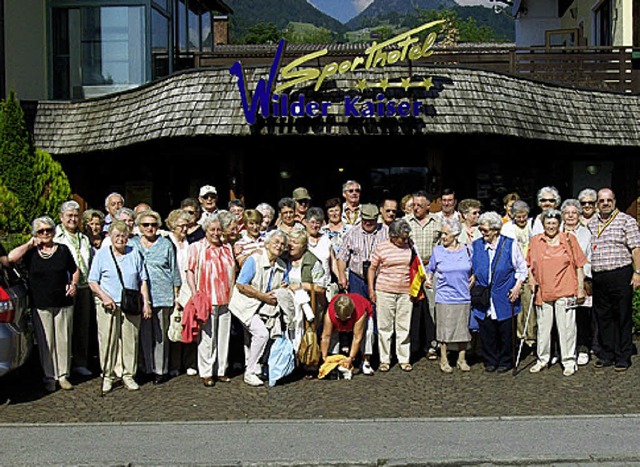 Eine frhliche Gruppe beim Jahresausflug des VdK Kollnau   | Foto: ZVG