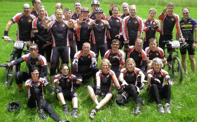 Mountainbiker vom Steinener Verein &#8...ike-Marathon&#8220; unter den Besten.   | Foto: Privat