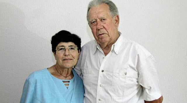 Rosel und  Erich Probst feiern in Burk...nzen Familie   ihre goldene Hochzeit.   | Foto: herbert trogus