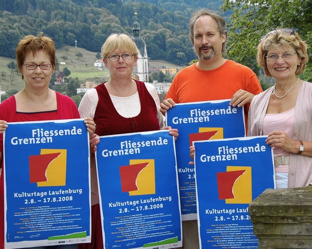 Haben an der Organisation der  Laufenb...r, Tino Brtsch und Adelheid Mltgen.   | Foto: Elisabeth Frieling