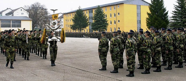 Abschiedsmelodien zum letzten Appell? ...en bald der Vergangenheit angehren .   | Foto: BZ-Archiv