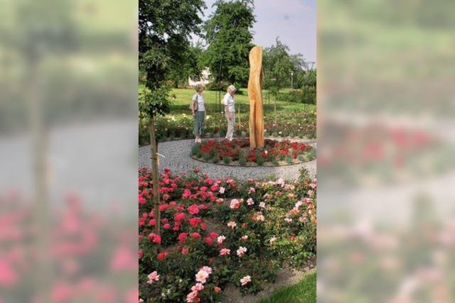 Neuer Rosengarten wird eingeweiht