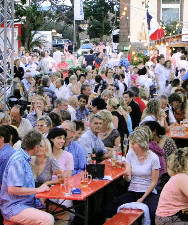 Impressionen vom Brckenfest am Wochenende auf dem Mnsterplatz in Bad Sckingen 