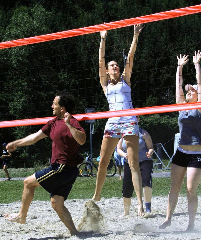 Hoch her ging&#8217;s wie immer beim B...Rahmen ihres Sportfestes ausrichtete.   | Foto: Hans-Jrgen Hege