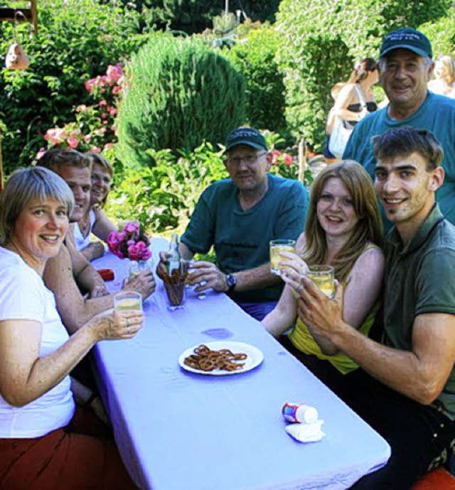 Beliebt war beim Gartenfest in Murg die sommerliche Bowle.   | Foto: BZ