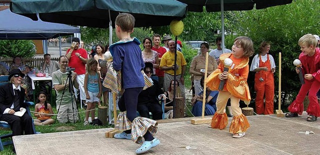 Auch Abba bereicherte das Jubilumsfestprogramm.  | Foto: Sonja Lutz