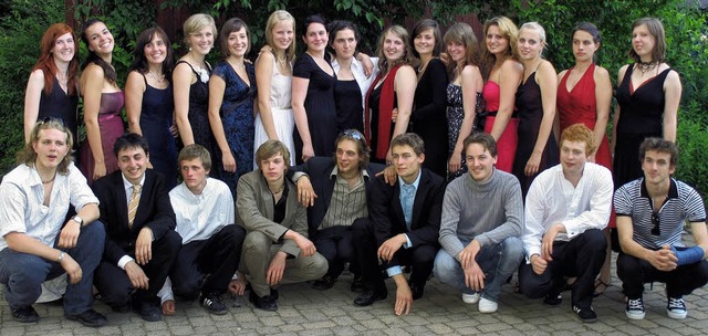 Verabschiedung: die  21 Abiturientinne...n  der Freien Waldorfschule Mllheim.   | Foto: Privat
