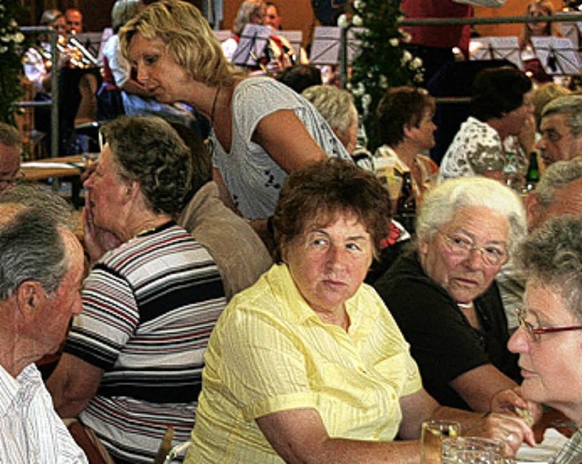 Am  Samstag  hatte das Bergfest besonders viele Gste.   | Foto: Raab