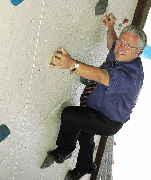 Die Hlfte des Weges ist geschafft, je...er Jahre seiner Amtsperiode an. <?ZL?>  | Foto: Katja Mielcarek