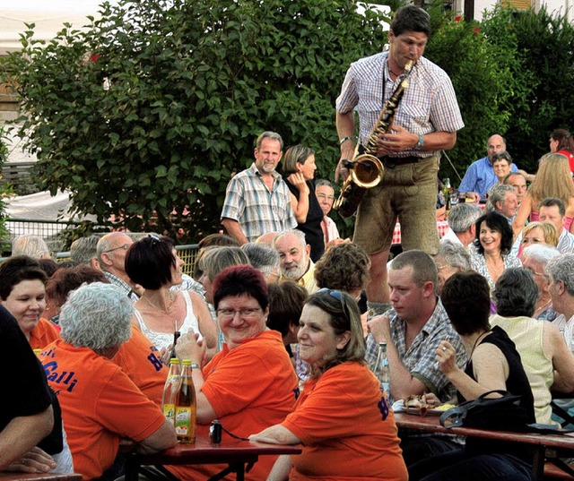 Mit &#8222;Geri &#8220; und &#8222;Nob...fest einen stimmungsvollen Abschluss.   | Foto: Hans-Jrgen Hege