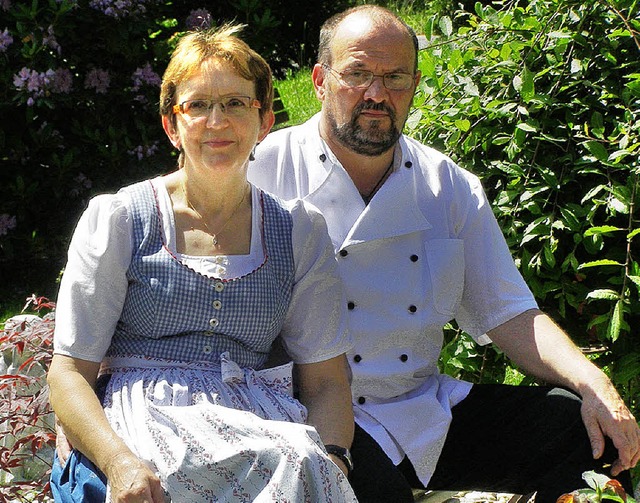 Ehepaar Mller in der Gartenwirtschaft<BZ-FotoRepro>ls</BZ-FotoRepro> 