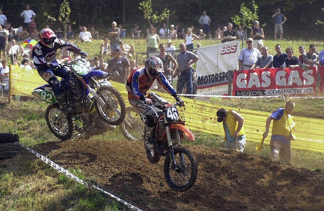 Motocross in Schweighausen, das bedeut... auf das Siegertreppchen zu gelangen.   | Foto: Wolfgang Knstle