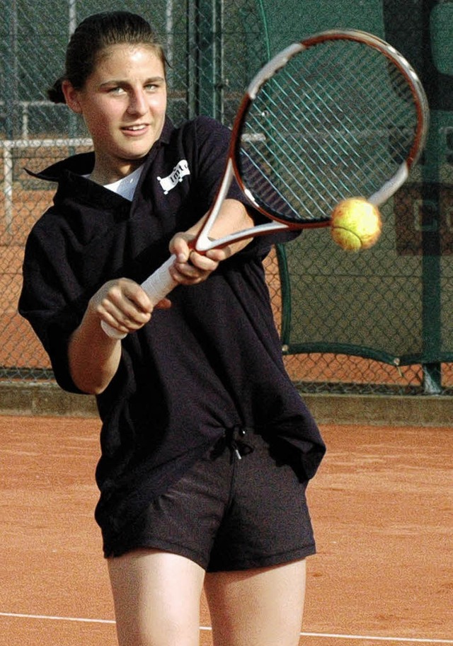 Dana Oppinger wird mglicherweise ihr ...nnschaft des TC Schnberg bestreiten.   | Foto: Claus Zimmermann