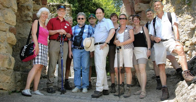 Die Teilnehmer der &#8222;VIP-Wanderung &#8220; hatten Spa.   | Foto: Ounas-Krusel