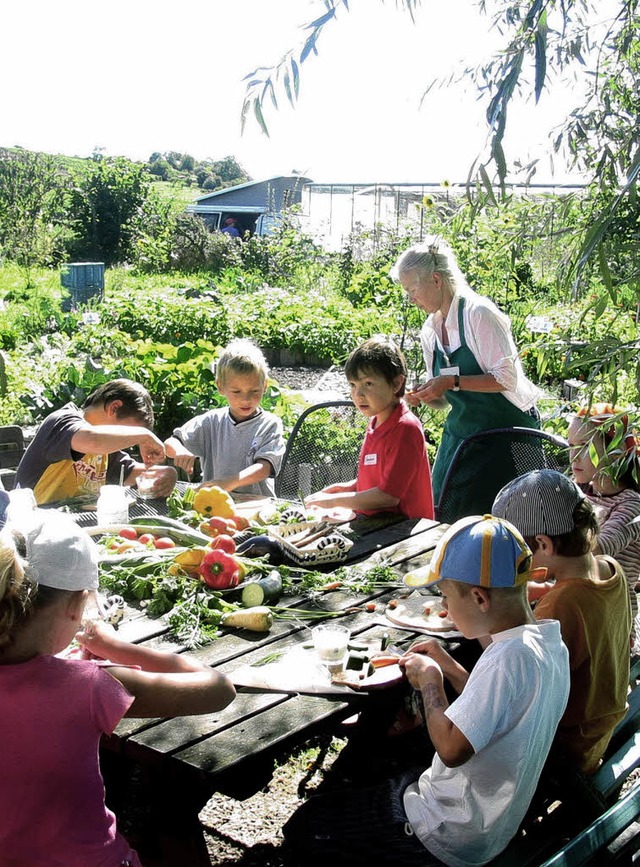 Viele Angebote fhren die Kinder in die Natur.   | Foto: Privat