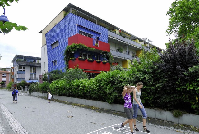 Es muss keine &#8222;Schuhschachtel&#8...sivhaus im Freiburger Stadtteil Vauban  | Foto: Michael bamberger